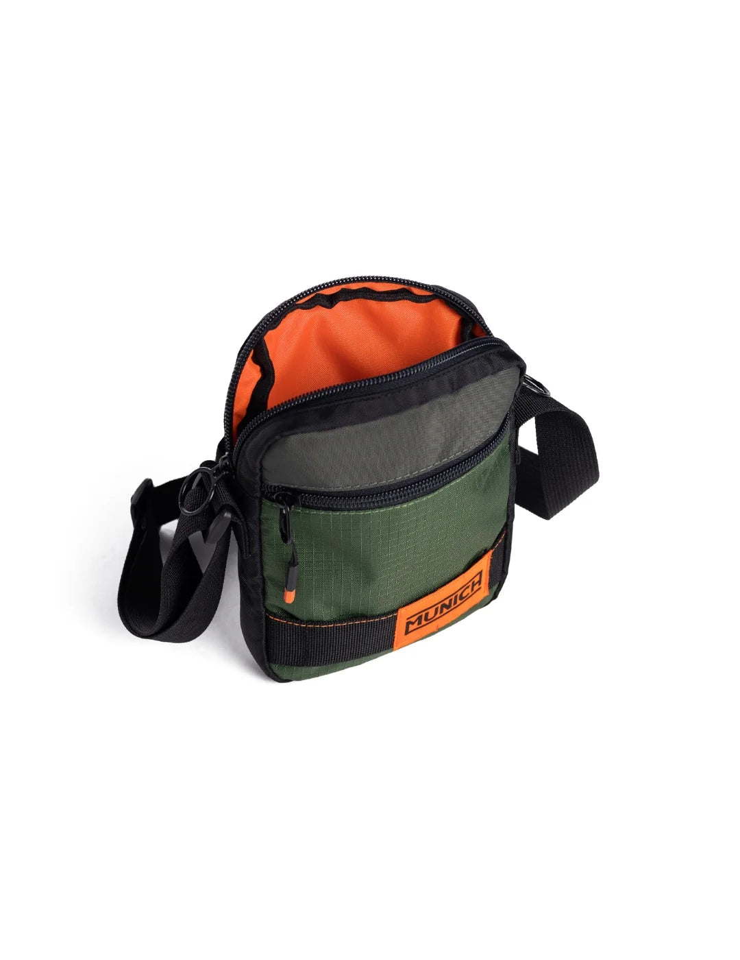 Bandolera Unisex Munich Kick Crossbody Verde | Bicos de Fío