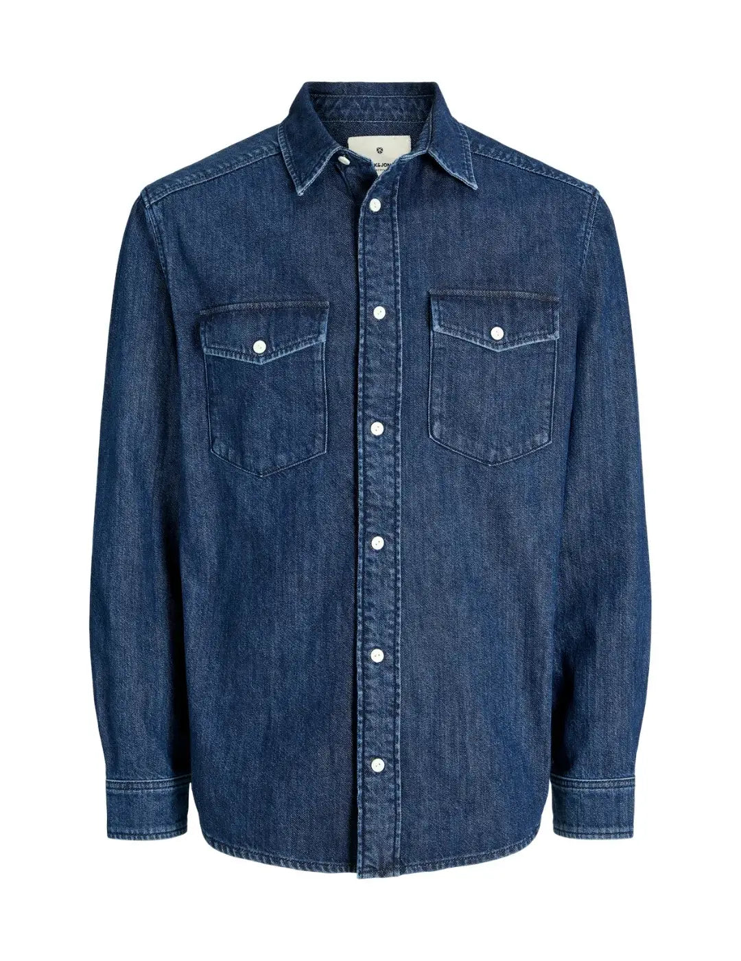 Camisa Vaquera Jack&Jones Blubruce Azul Oscuro | Bicos de Fío