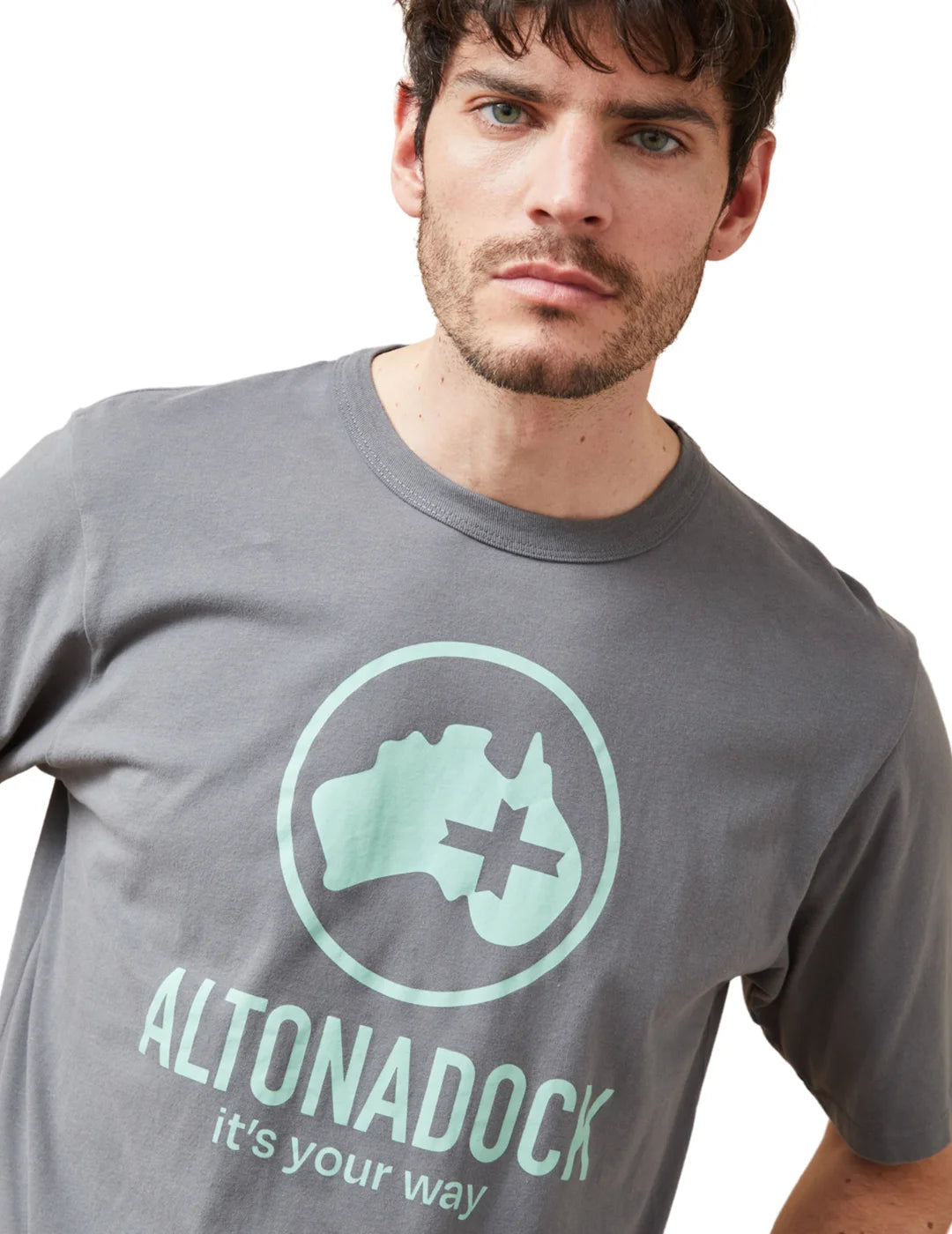 Camiseta Altonadock Logo It´s Your Way Gris | Bicos de Fío