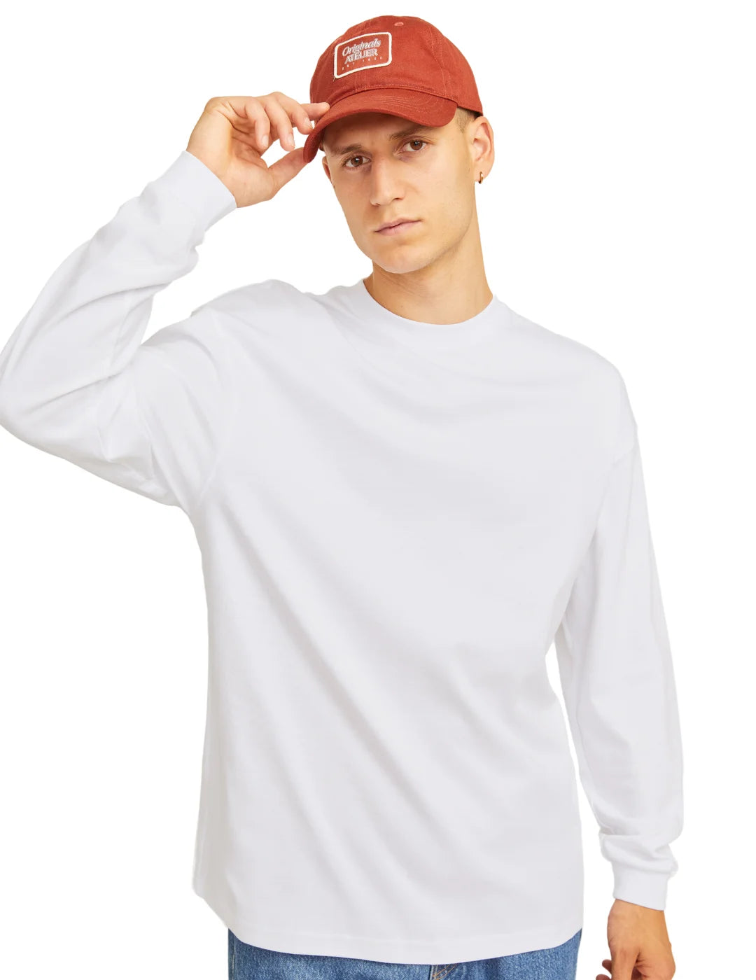 Camiseta Manga Larga Jack&Jones Urban Blanco | Bicos De Fío