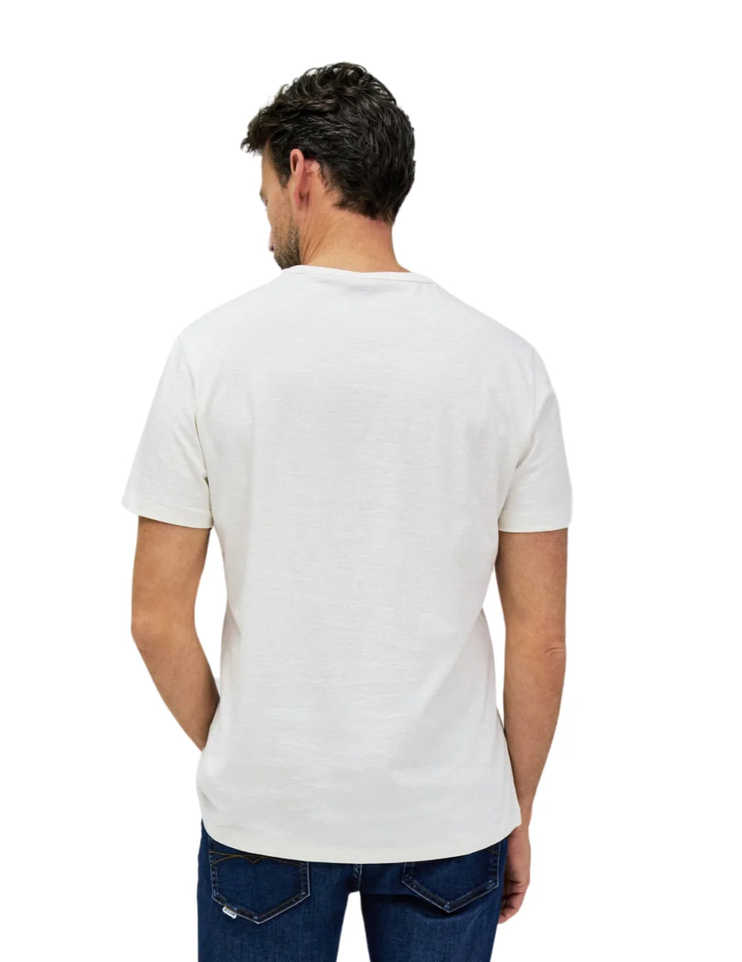 Camiseta Salsa Jeans Logo Frontal Blanco | Bicos de Fío