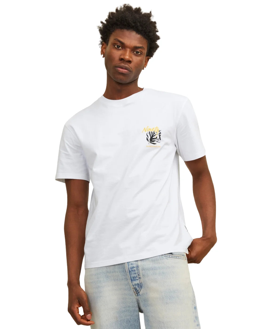 Camiseta Jack&Jones Marbella Blanco | Bicos de Fío