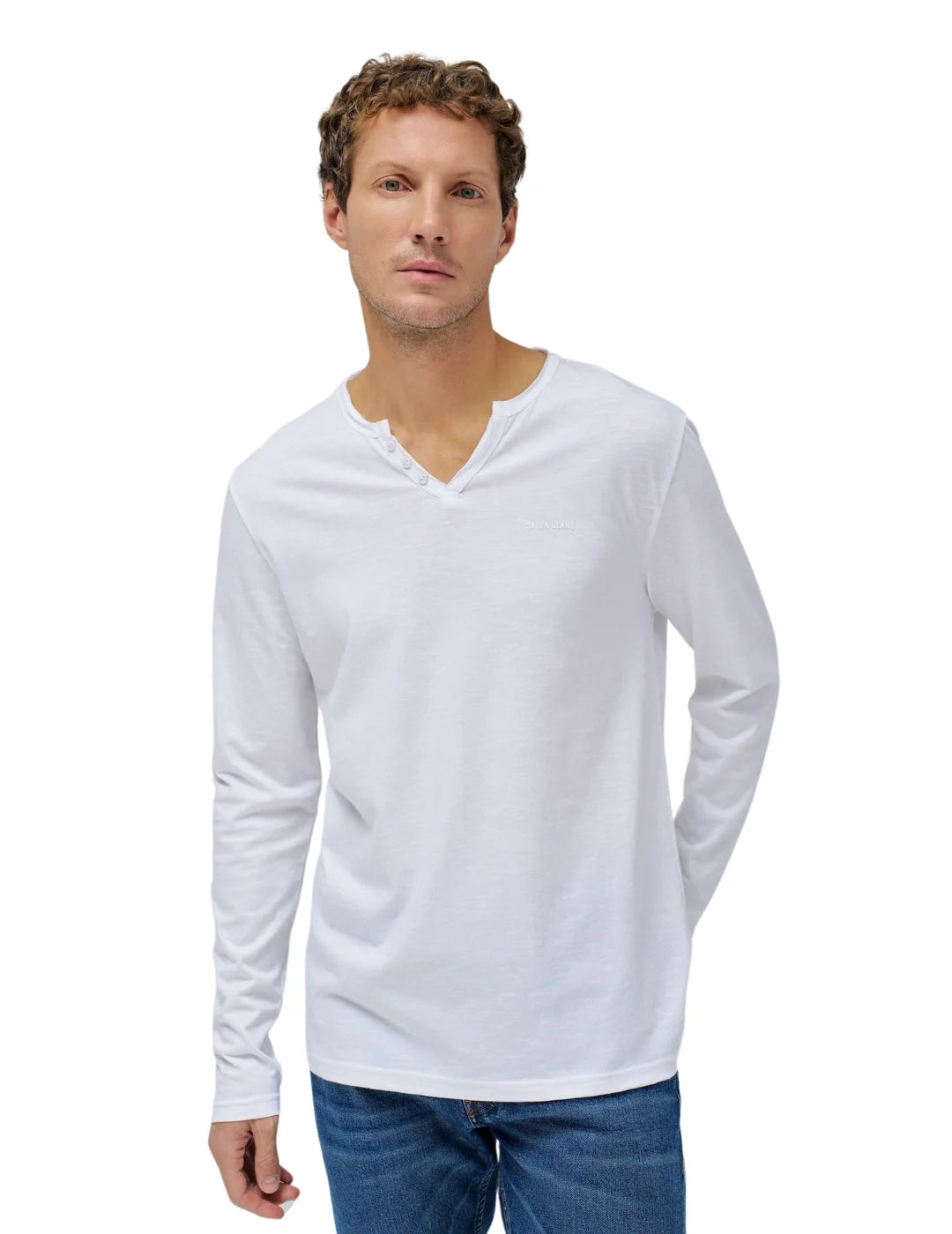 Camiseta Salsa Jeans Serafino Blanco | Bicos de Fío