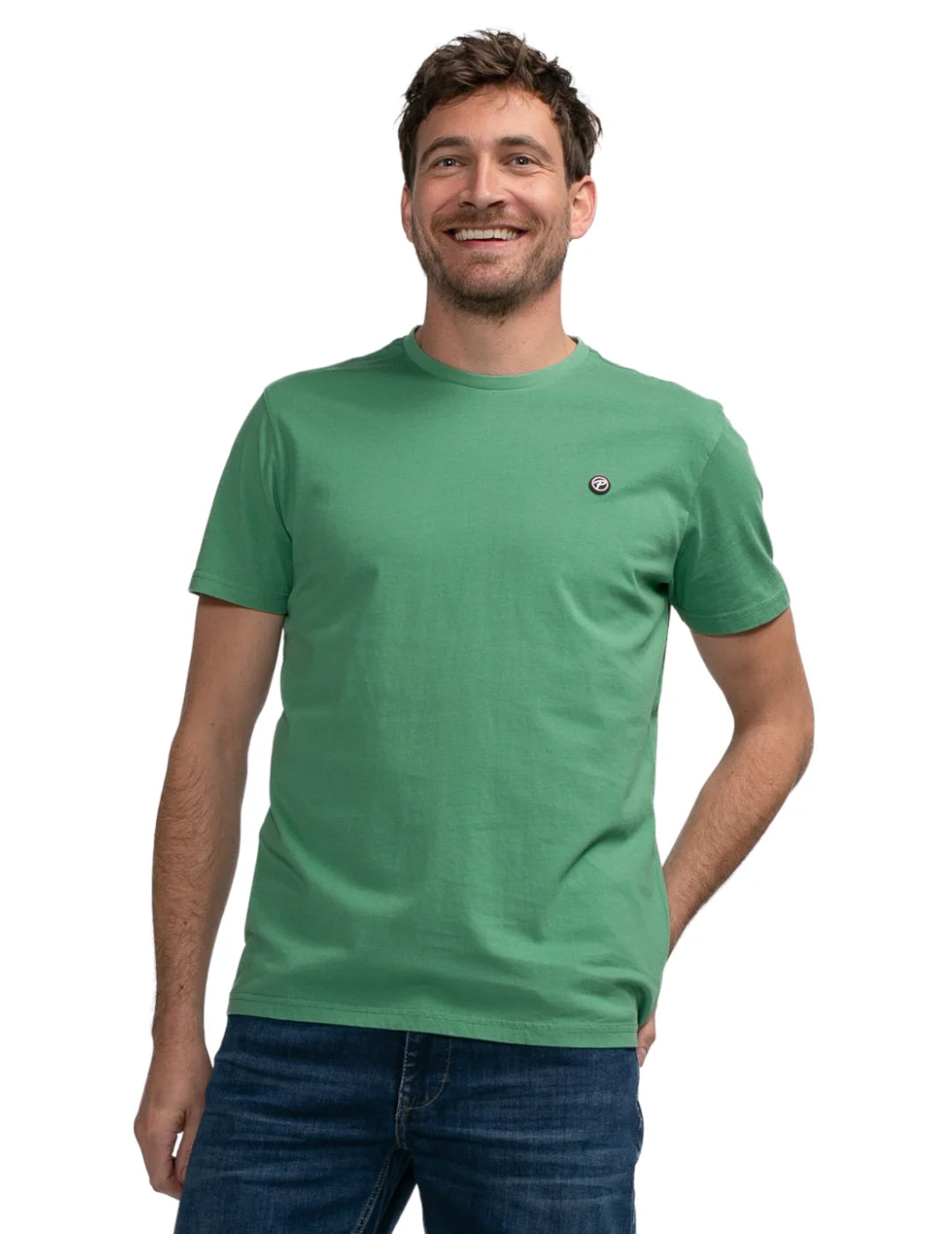 Camiseta Petrol Industries Nushagak Verde | Bicos de Fío