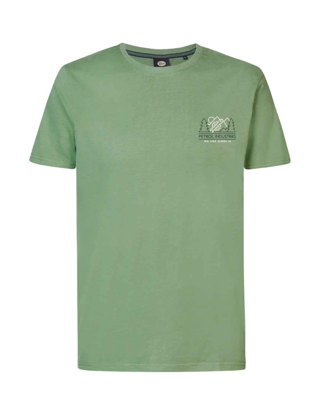 Camiseta Petrol Industries Tuluksak Verde | Bicos de Fío