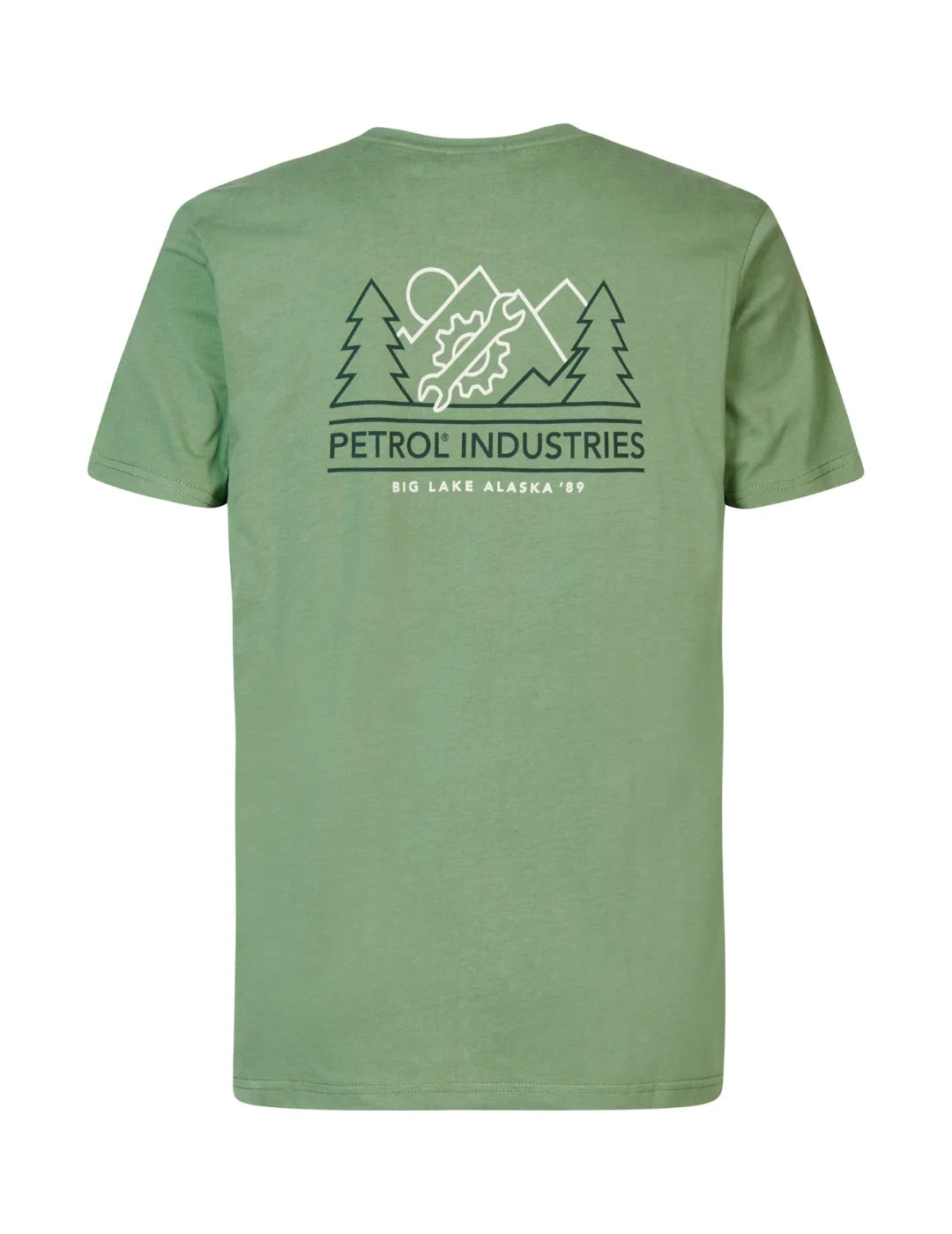 Camiseta Petrol Industries Tuluksak Verde | Bicos de Fío