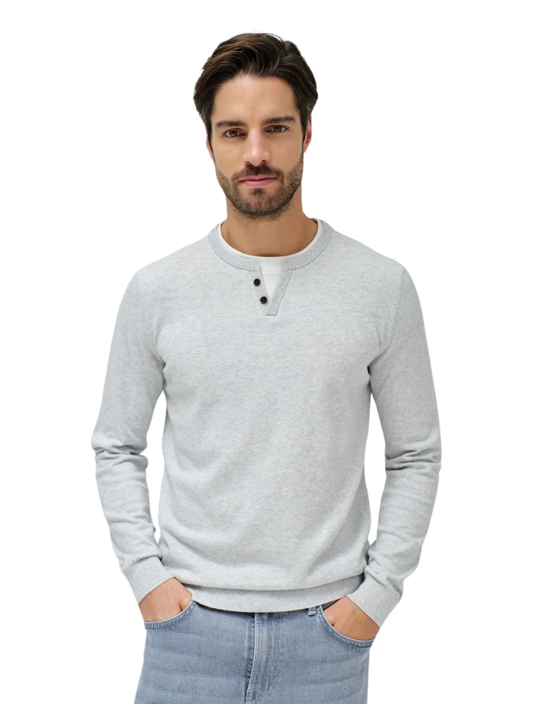 Jersey Punto Salsa Jeans Gris | Bicos de Fío