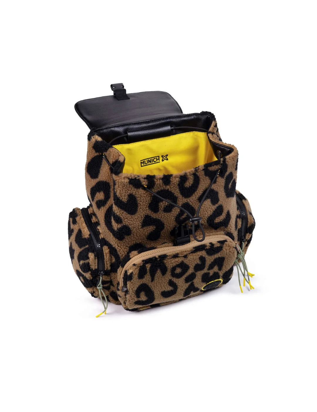 Mochila Munich Deep Backpack Leopardo | Bicos de Fío