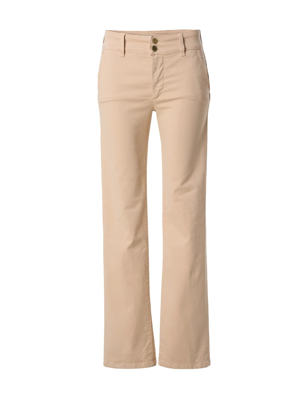 Pantalón Chino Straight Salsa Jeans Beige | Bicos de Fío