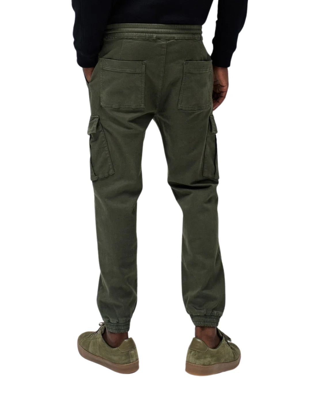 Pantalón Jogger Cargo Puño Salsa Jeans Verde | Bicos de Fío