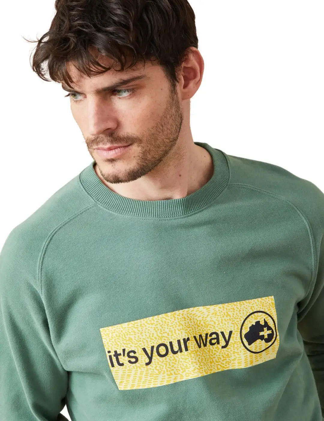 Sudadera Altonadock It´s Your Way Franja Verde | Bicos de Fío