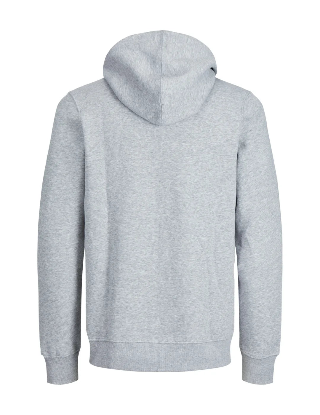 Sudadera Capucha Cremallera Jack&Jones Star Gris | Bicos de Fío