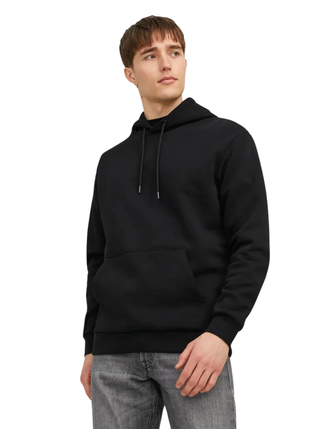 Sudadera Capucha Jack&Jones Bradley Negro | Bicos de Fío