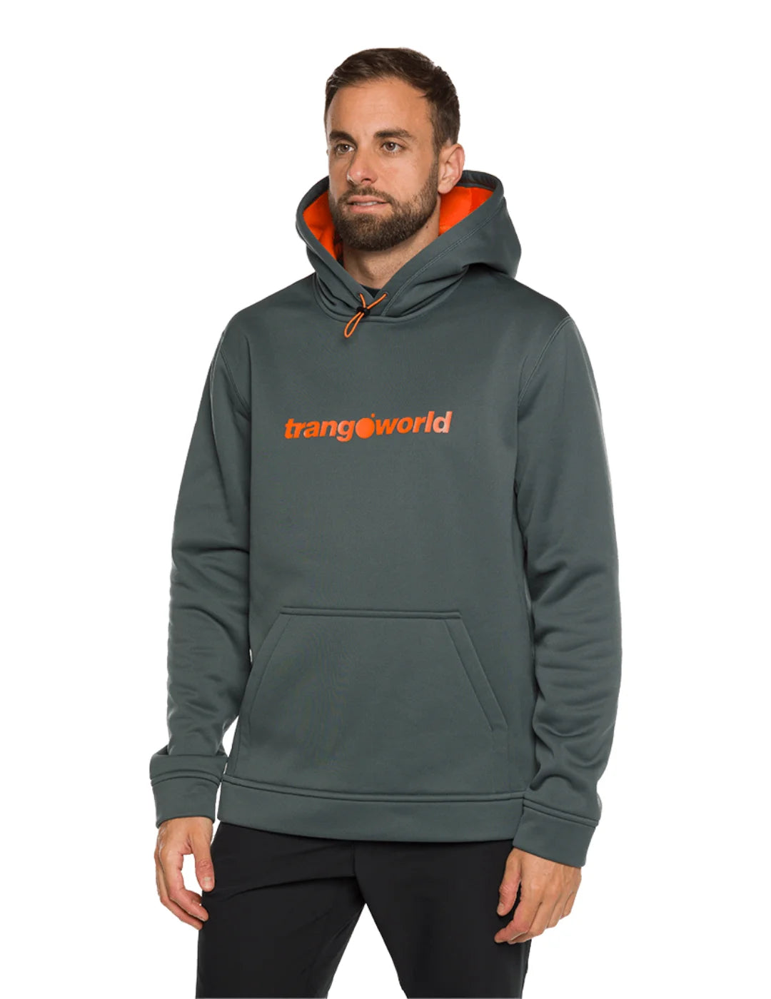 Sudadera Trangoworld Login Gris | Bicos de Fío