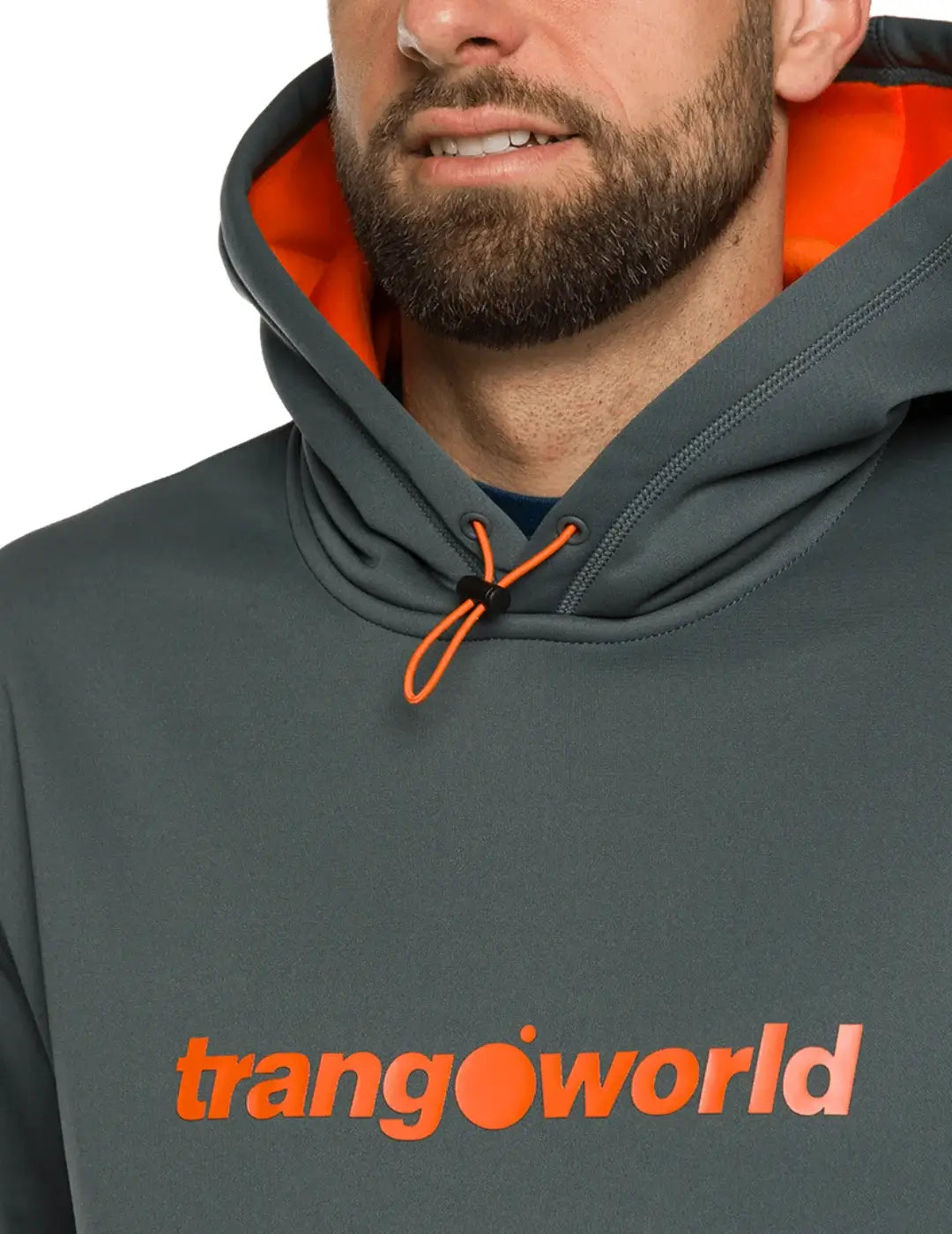 Sudadera Trangoworld Login Gris | Bicos de Fío