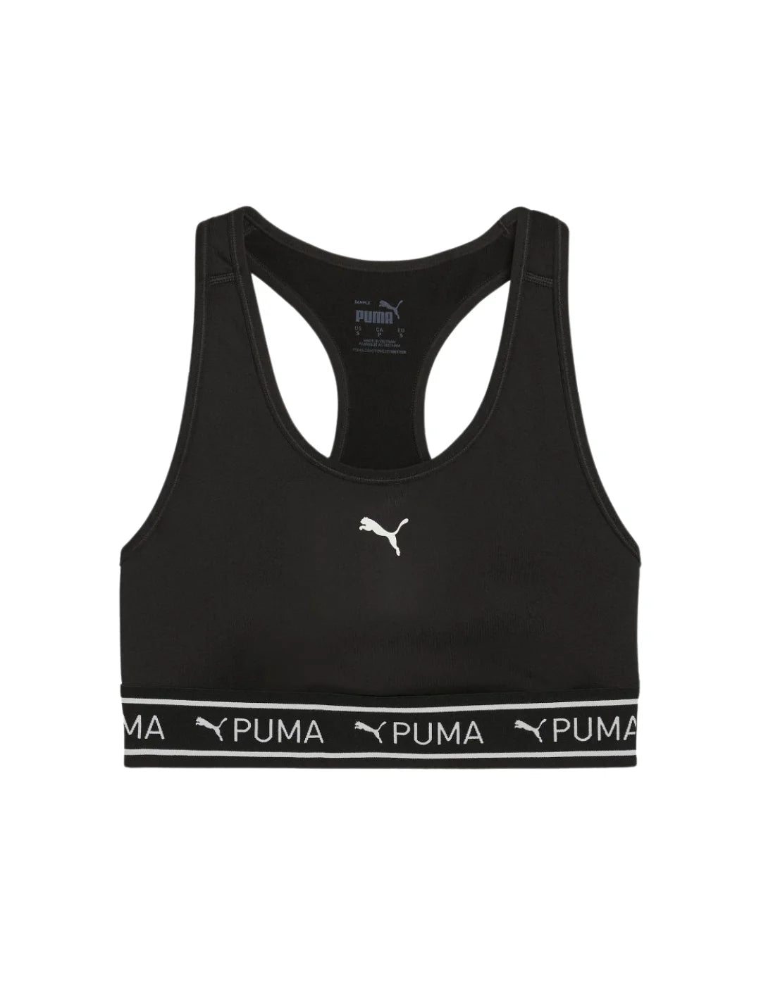 Sujetador Deportivo PUMA 4Keeps Elastic Negro | Bicos de Fío