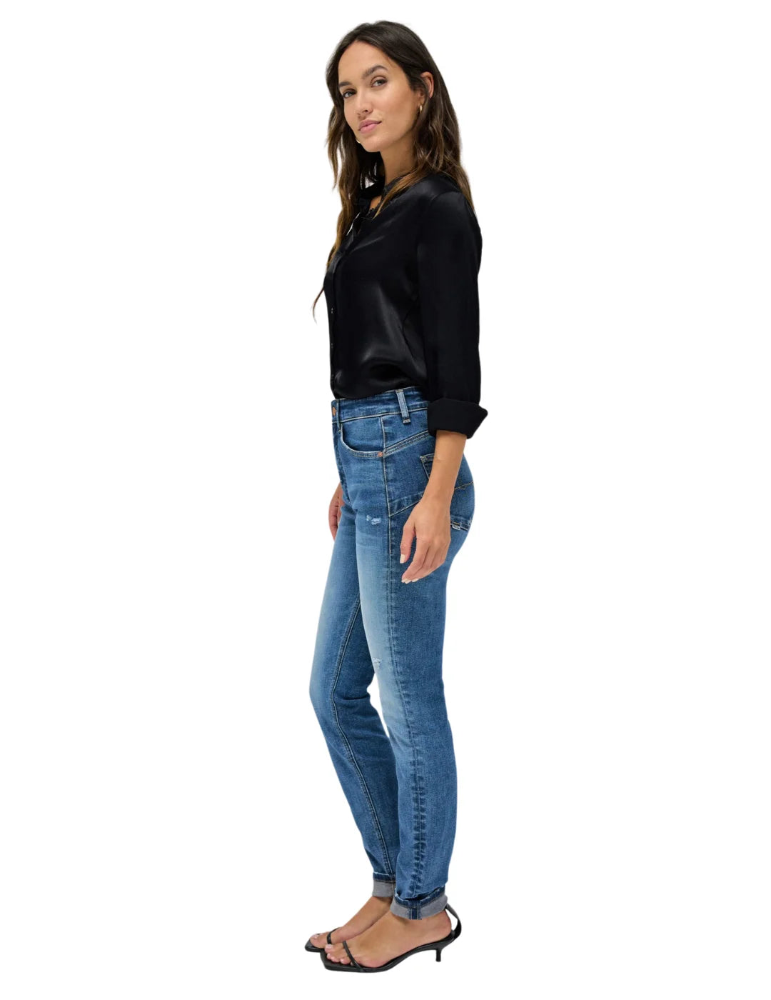 Vaqueros Salsa Jeans Faith Push In Skinny Azul | Bicos de Fío