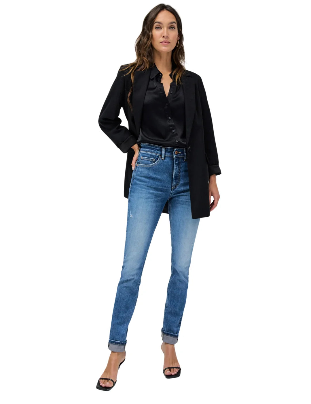 Vaqueros Salsa Jeans Faith Push In Skinny Azul | Bicos de Fío