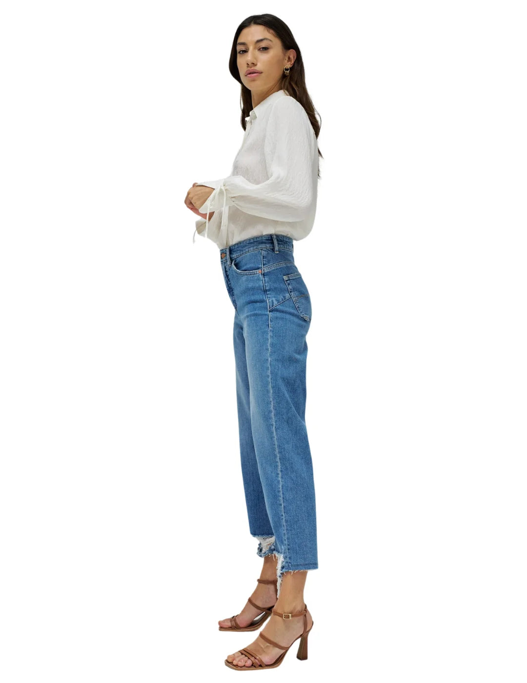 Vaqueros Faith Push In Straight Salsa Jeans Azul | Bicos de Fío